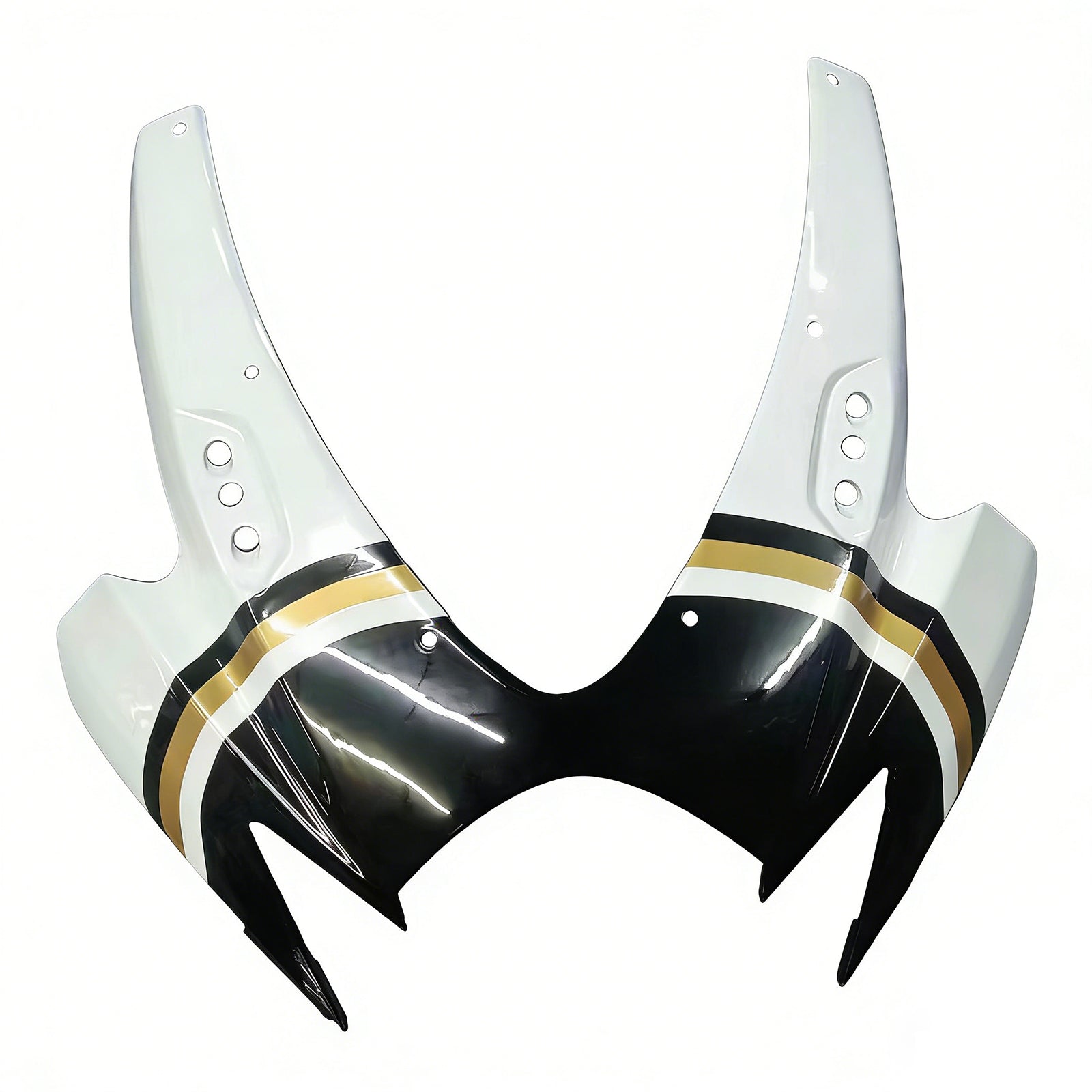 Amotopart 2006–2007 K6 GSXR 600/750 Suzuki Weiß mit schwarzem Logo Verkleidungsset