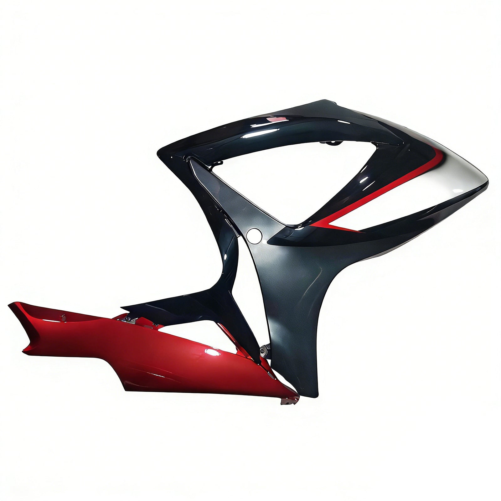Amotopart 2006–2007 Suzuki GSXR 600/750 Schwarz-Rot-Verkleidungsset