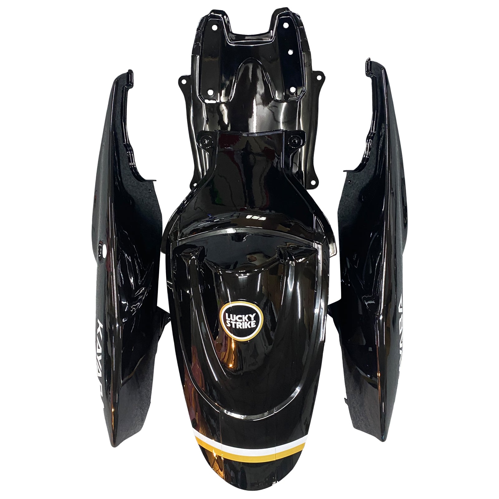 Amotopart 2006-2007 Suzuki GSXR 600/750 Black with Accent Fairing Kit