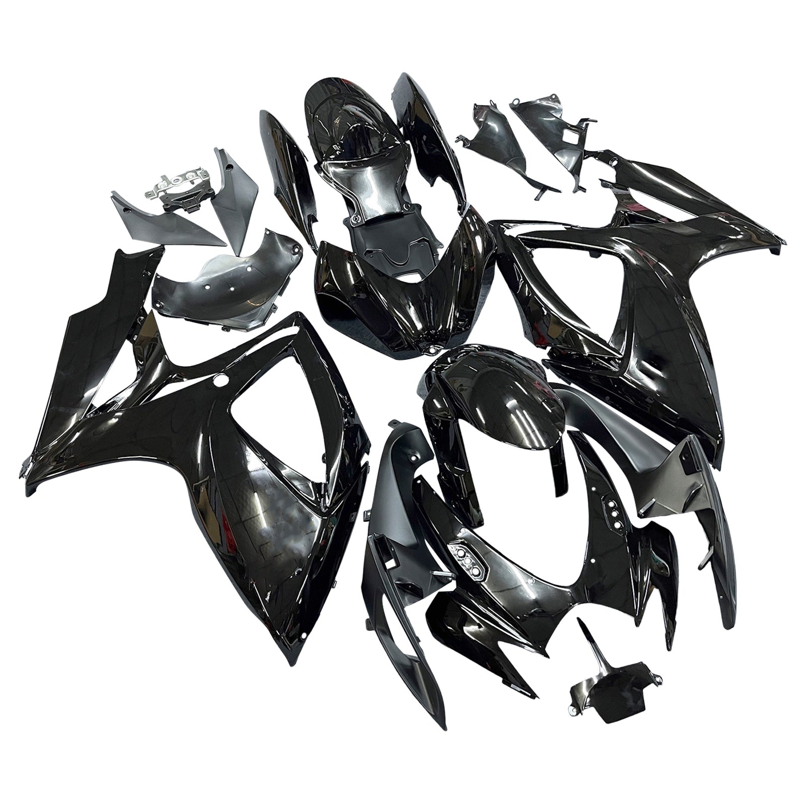 Amotopart 2006-2007 スズキ GSX-R 600 750 ブラック フェアリングキット