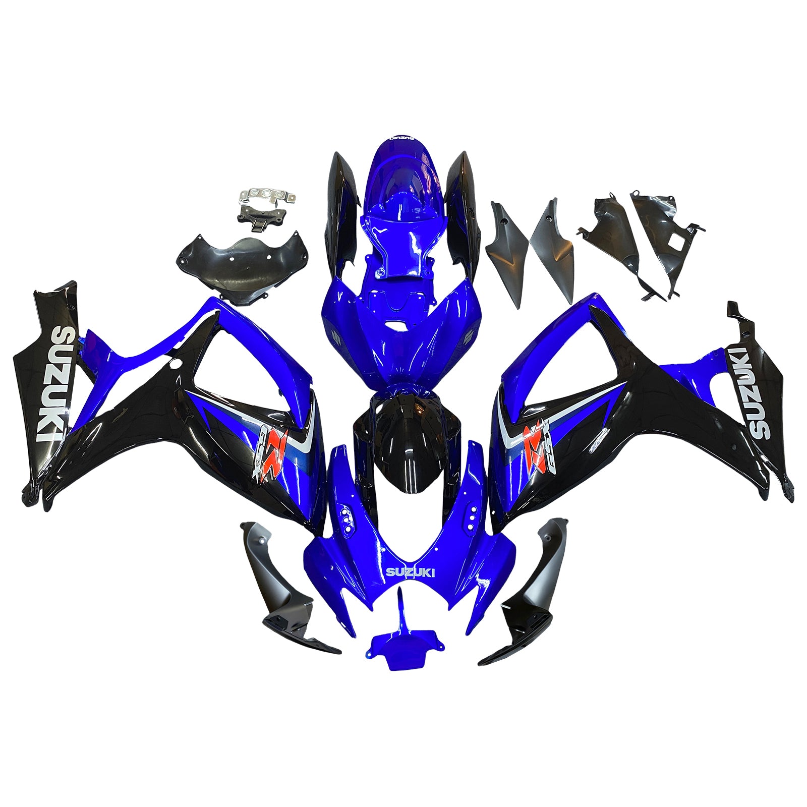 Amotopart 2006-2007 Suzuki GSXR 600/750 Blue&Black Style3 Fairing Kit