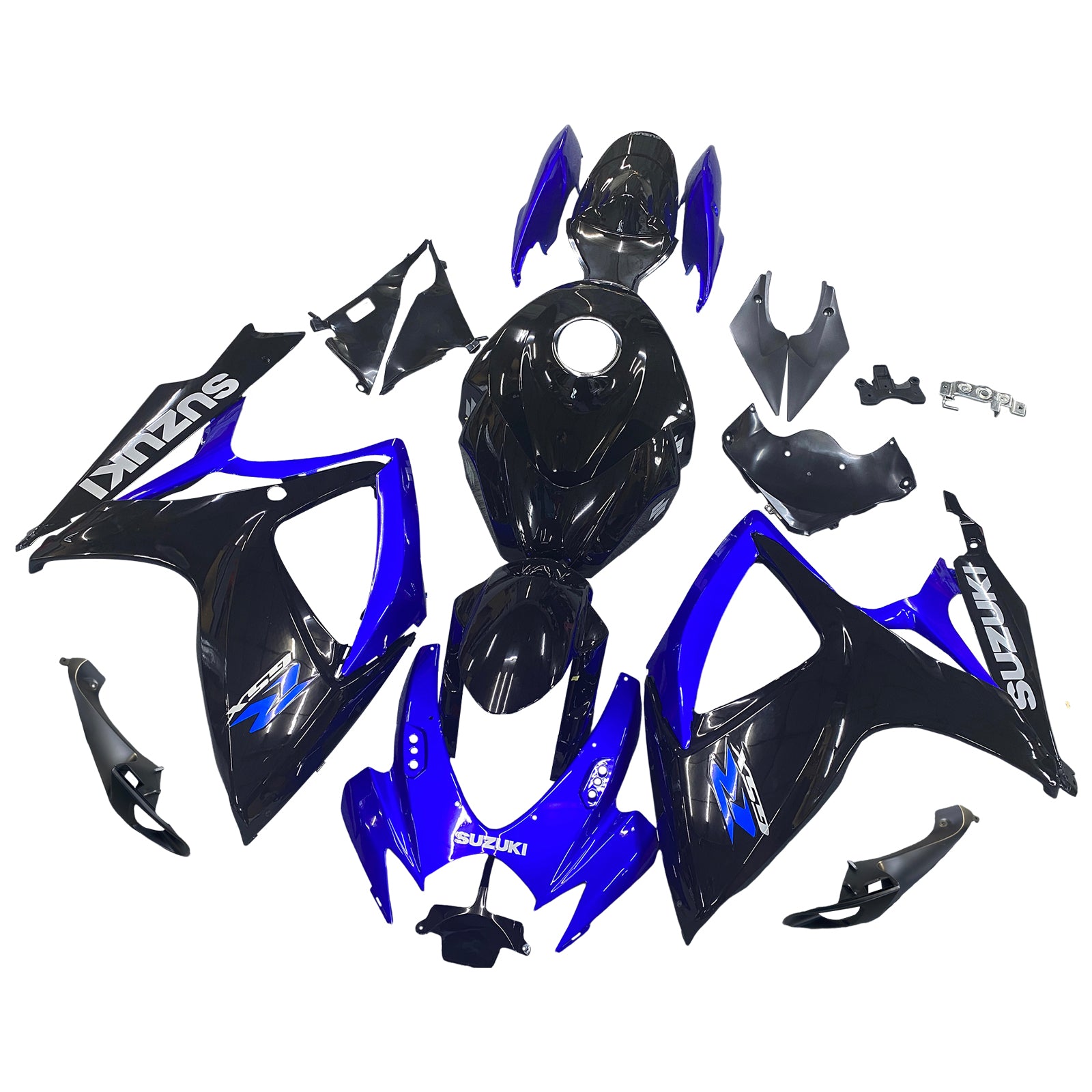 Amotopart 2006-2007 Suzuki GSXR 600/750 Blue & Black Style2 Failing Kit
