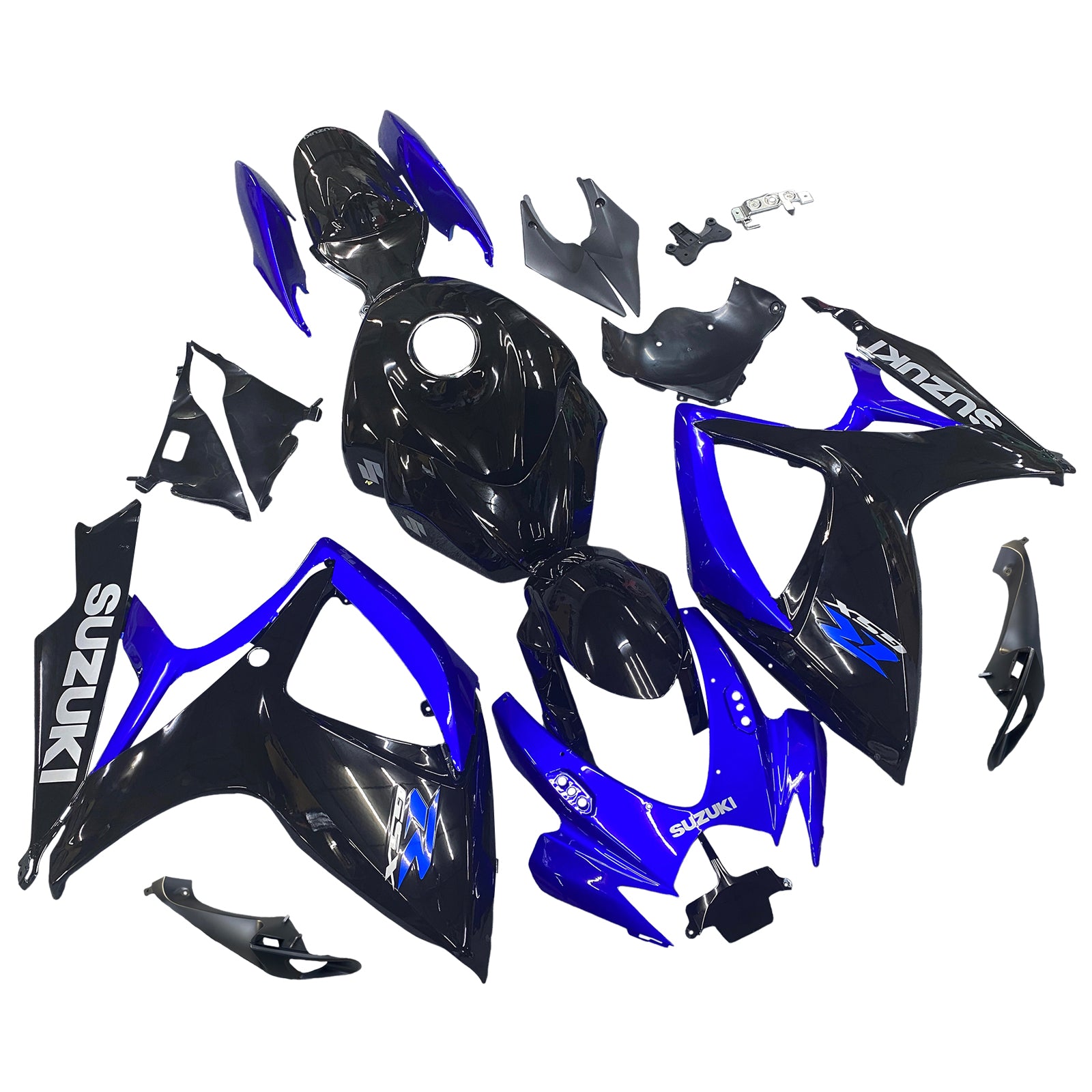 Amotopart 2006-2007 Suzuki GSXR 600/750 Blue & Black Style2 Failing Kit