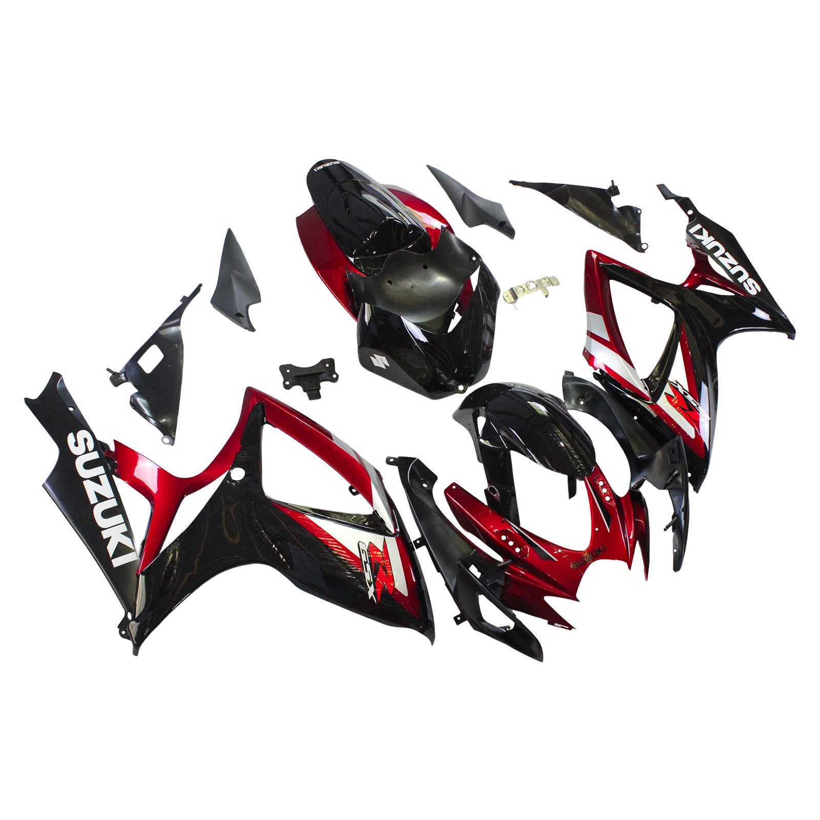 Amotopart 2006-2007 Suzuki GSXR 600/750 Red&Black Fairing Kit