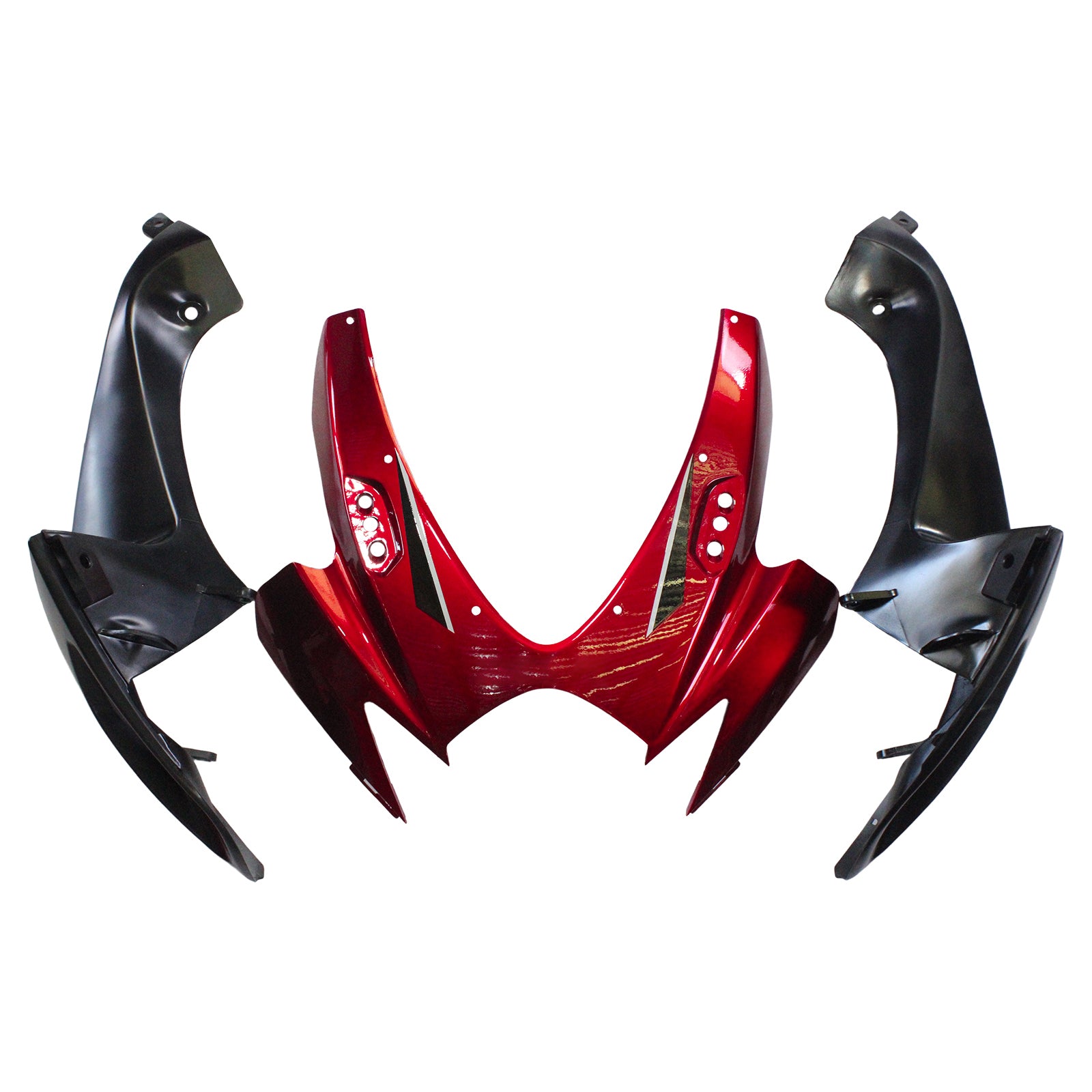 Amotopart 2006-2007 Suzuki GSXR 600/750 Rot&Schwarzes Verkleidungsset