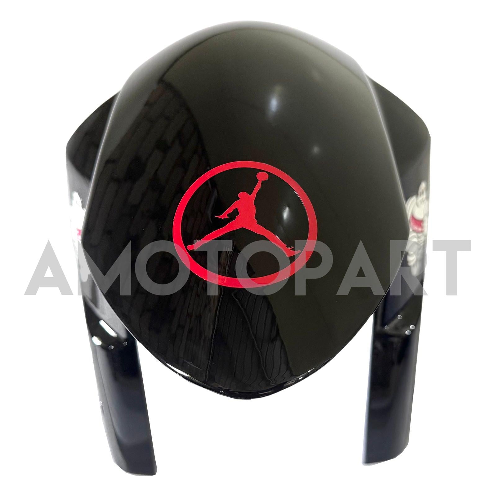 Amotopart 2006-2007 Suzuki GSXR 600/750 Jordan Black & Red Fairing Kit