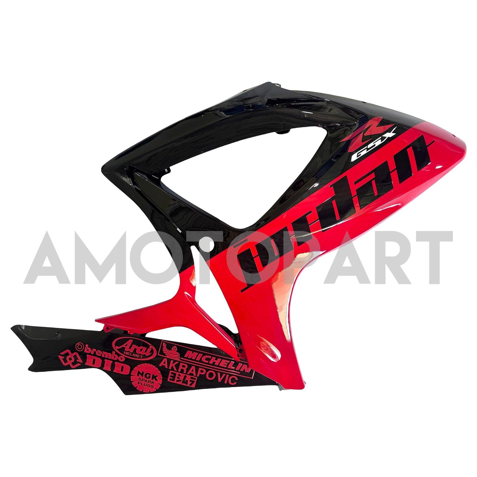 Amotopart 2006-2007 Suzuki GSXR 600/750 Jordan Black & Red Fairing Kit