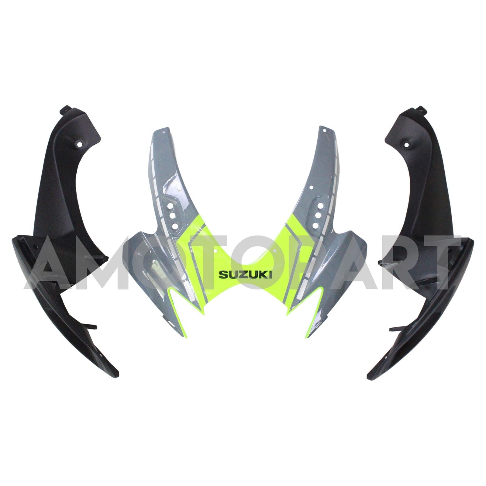 Amotopart 2006-2007 Suzuki GSXR 600/750 Glossy Grey&Yellow Fairing Kit