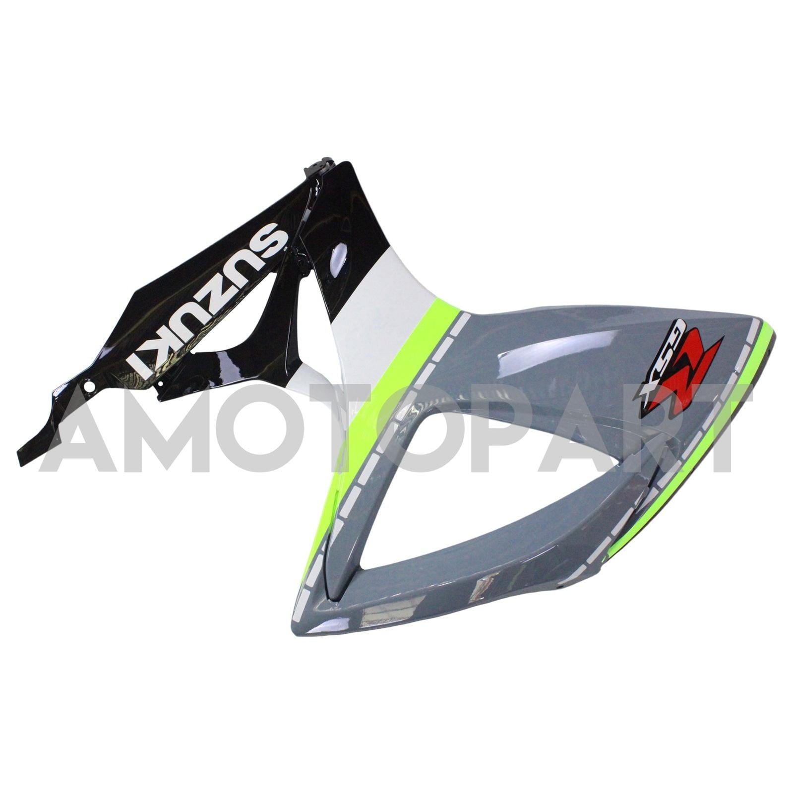 Amotopart 2006-2007 Suzuki GSXR 600/750 Glossy Grey&Yellow Fairing Kit