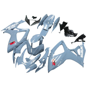 Amotopart 2006-2007 Suzuki GSXR 600/750 Glossy Grey Fairing Kit