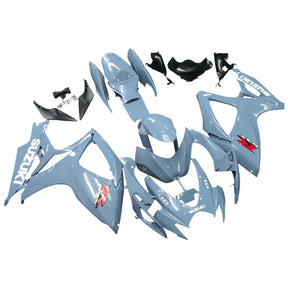 Amotopart 2006-2007 Suzuki GSXR 600/750 Glossy Grey Fairing Kit