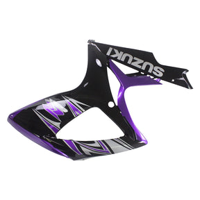 Amotopart 2006-2007 Suzuki GSXR 600/750 Black&Purple Fairing Kit