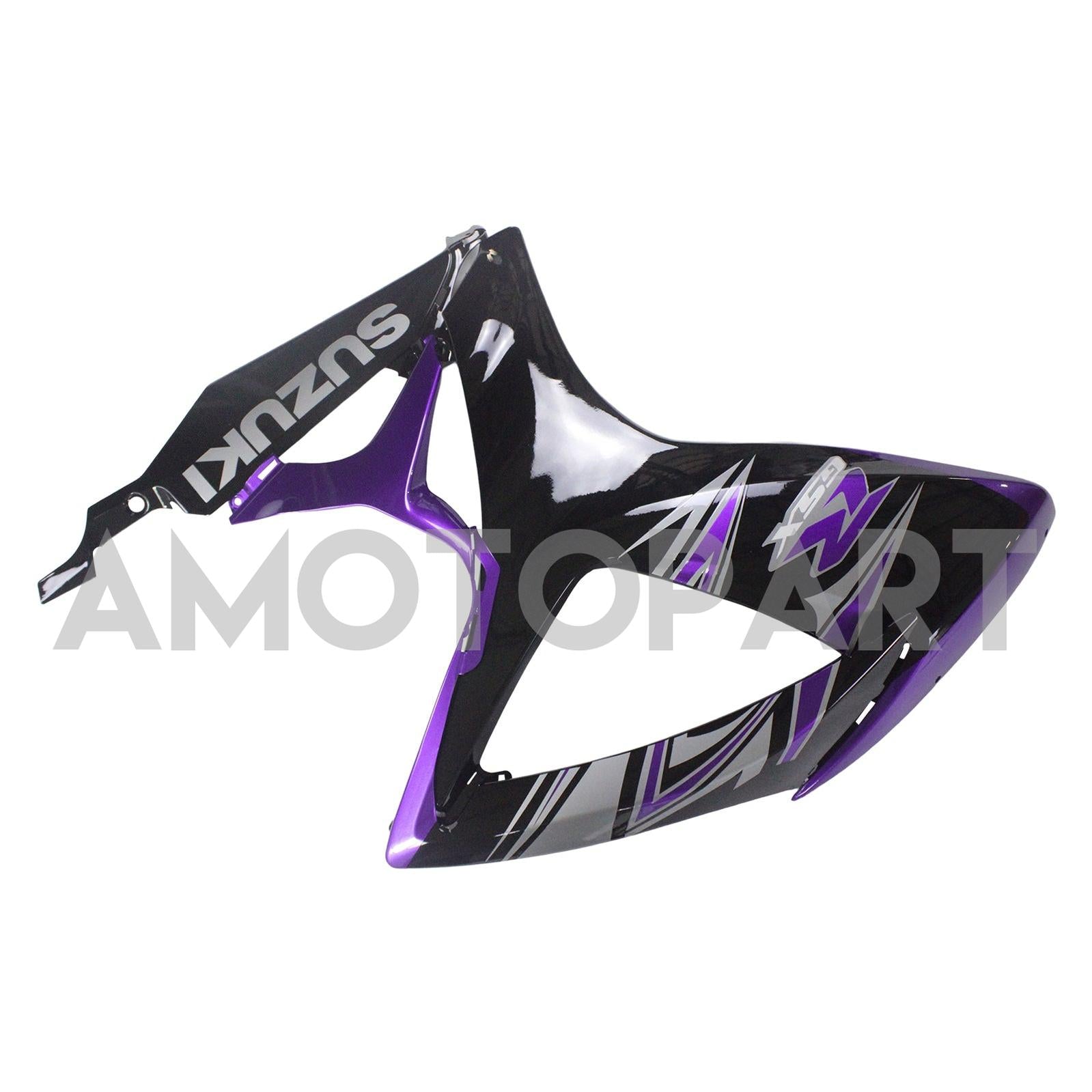 Amotopart 2006-2007 Suzuki GSXR 600/750 Black & Purple Fairing Kit
