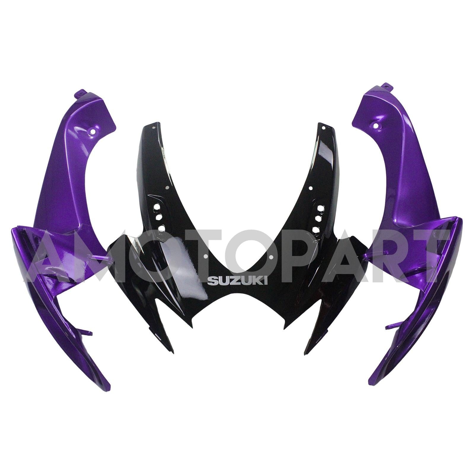 Amotopart 2006-2007 Suzuki GSXR 600/750 Black & Purple Fairing Kit