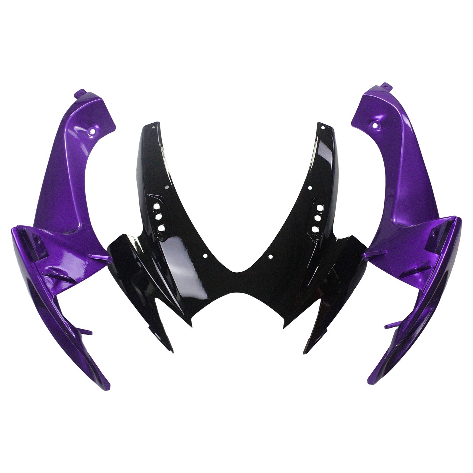 Amotopart 2006-2007 スズキ GSXR 600/750 ブラック&パープル フェアリングキット