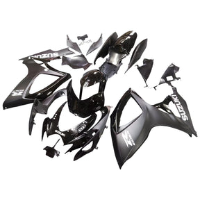 Amotopart 2006-2007 Suzuki GSXR 600/750 Matte Black style2 Fairing Kit