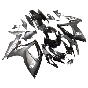 Amotopart 2006-2007 Suzuki GSXR 600/750 Matte Black style2 Fairing Kit