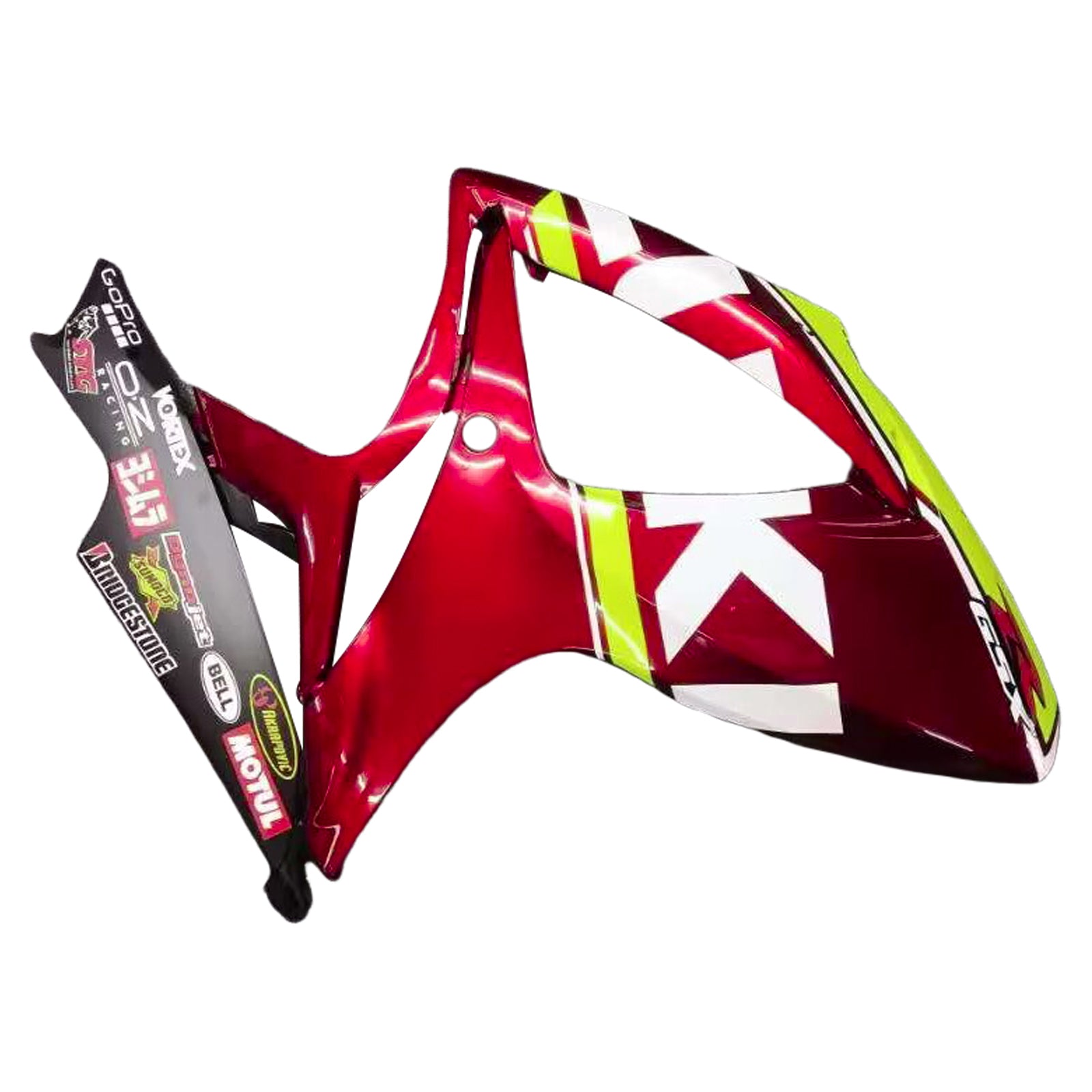 Amotopart 2006-2007 Suzuki GSXR 600/750 Glossy Red&Yellow Fairing Kit