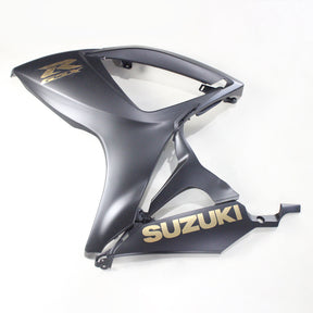 Amotopart 2006–2007 Suzuki GSXR 600/750 Mattschwarz-Gold-Verkleidungsset