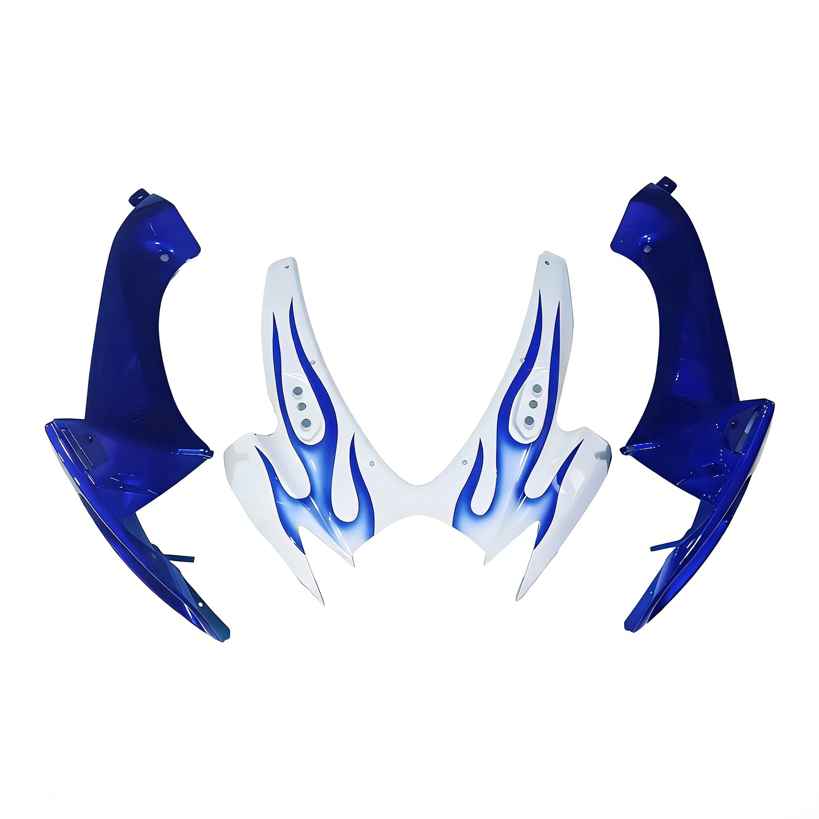 Amotopart 2006-2007 Suzuki GSXR 600/750 Blue&White Bead Fairing Kit