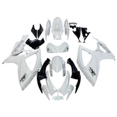 Amotopart 2006-2007 Suzuki GSXR 600/750 White Style2 Fairing Kit