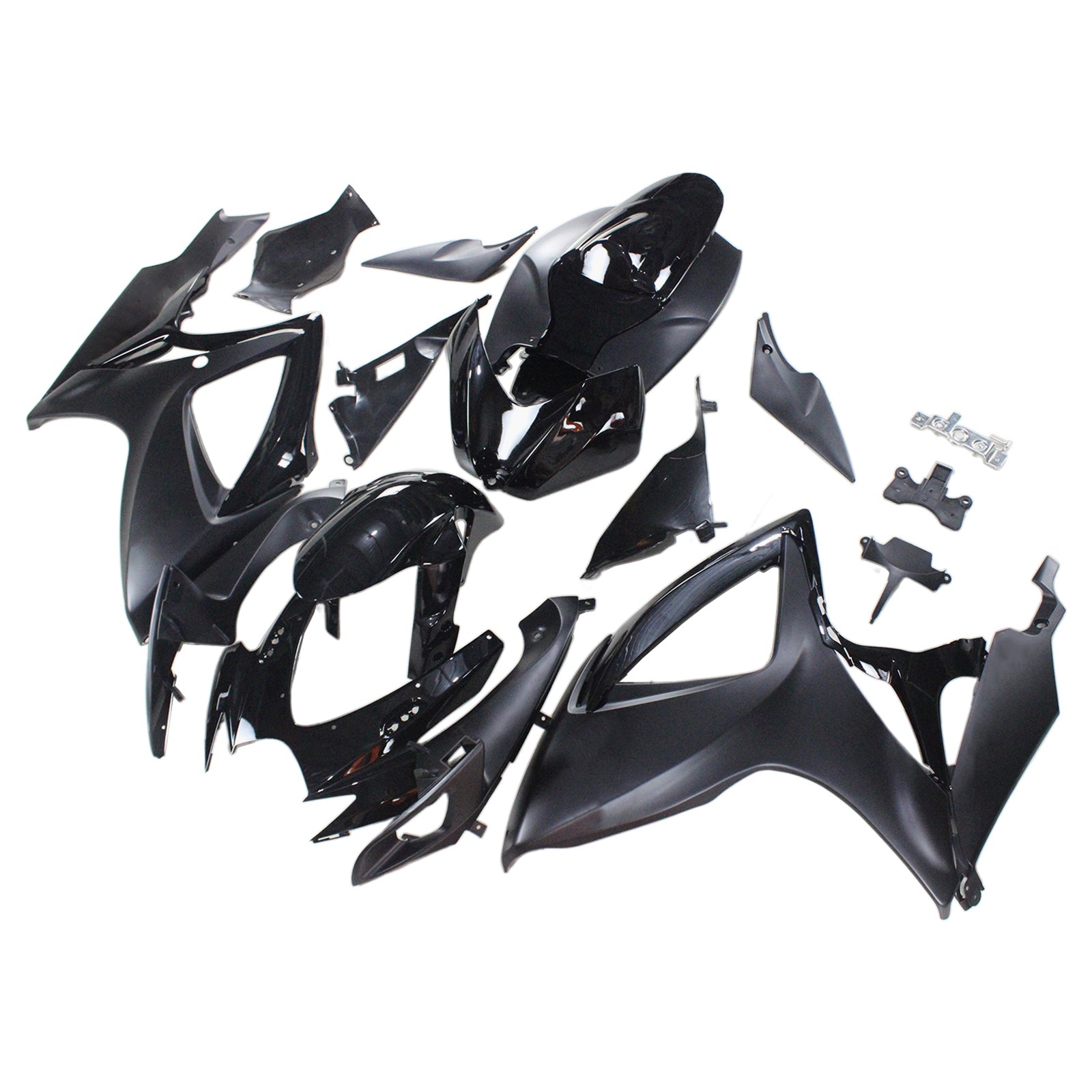 Amotopart 2006-2007 Suzuki GSXR 600/750 Matte Black  Fairing Kit