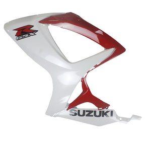 Amotopart 2006-2007 Kit carena Suzuki GSXR 600/750 rosso e bianco perla