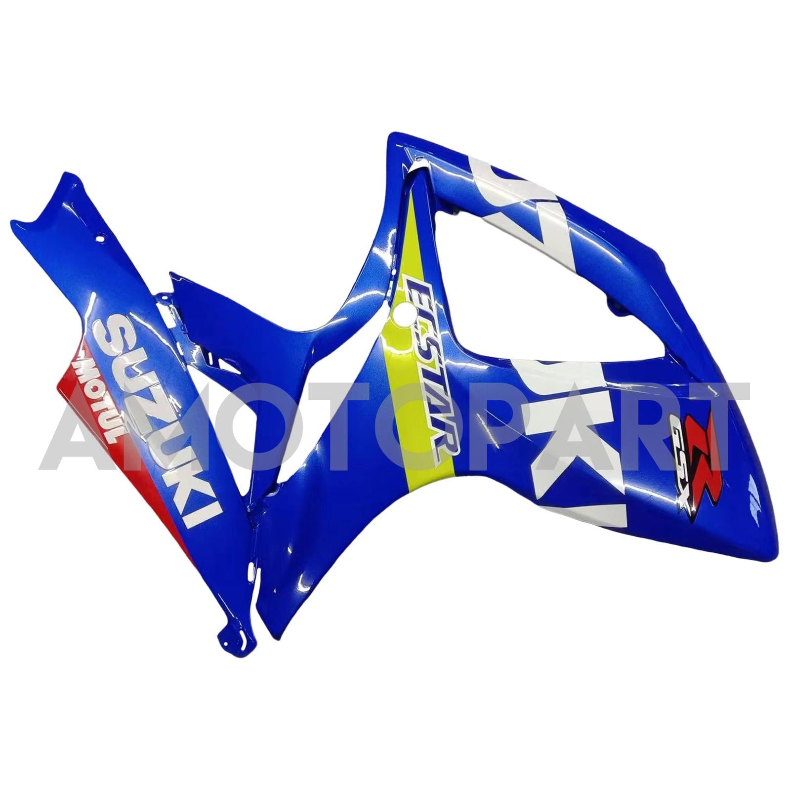 Amotopart 2006-2007 Suzuki GSXR 600/750 Yellow&Blue style1 Fairing Kit