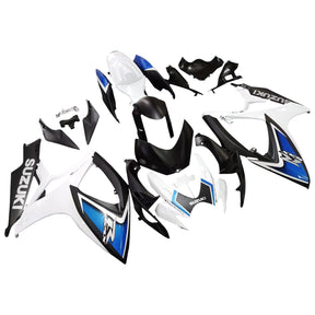 Amotopart 2006-2007 Suzuki GSXR 600/750 Azul y Blanco Estilo 6 Kit de carenado