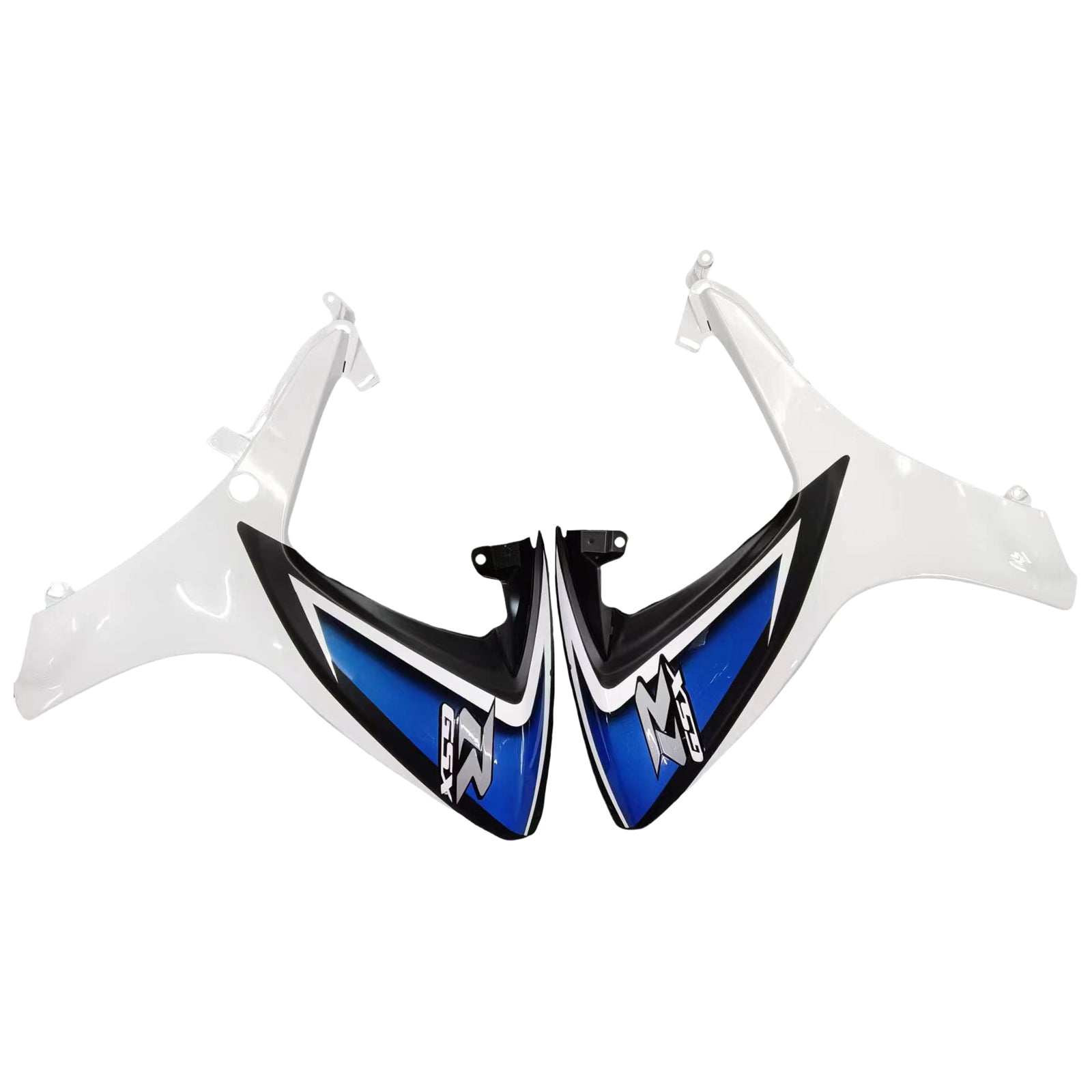 Amotopart 2006-2007 Suzuki GSXR 600/750 Azul y Blanco Estilo 6 Kit de carenado