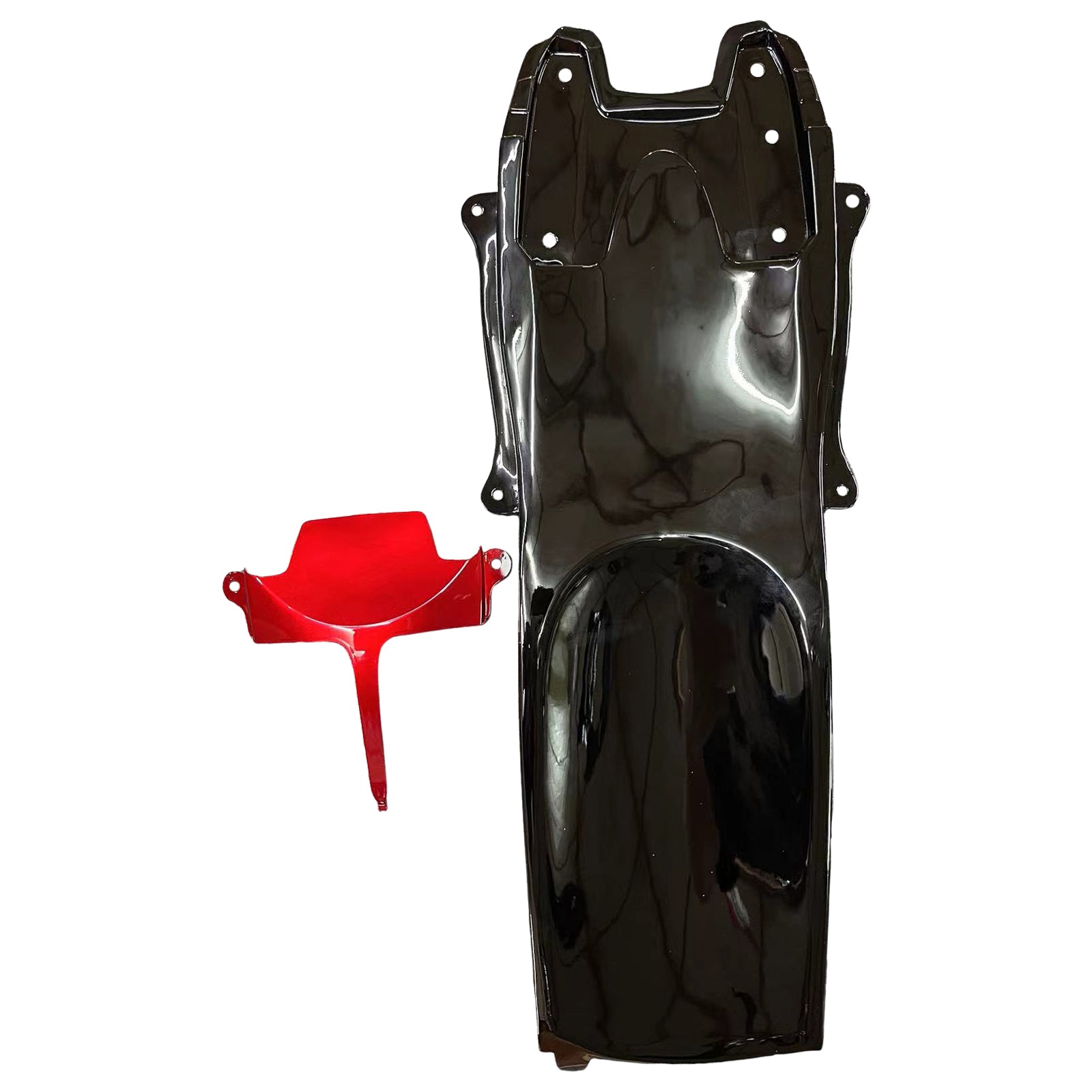 Amotopart Suzuki GSXR 600/750 Noir 2006-2007&Kit de carénage rouge