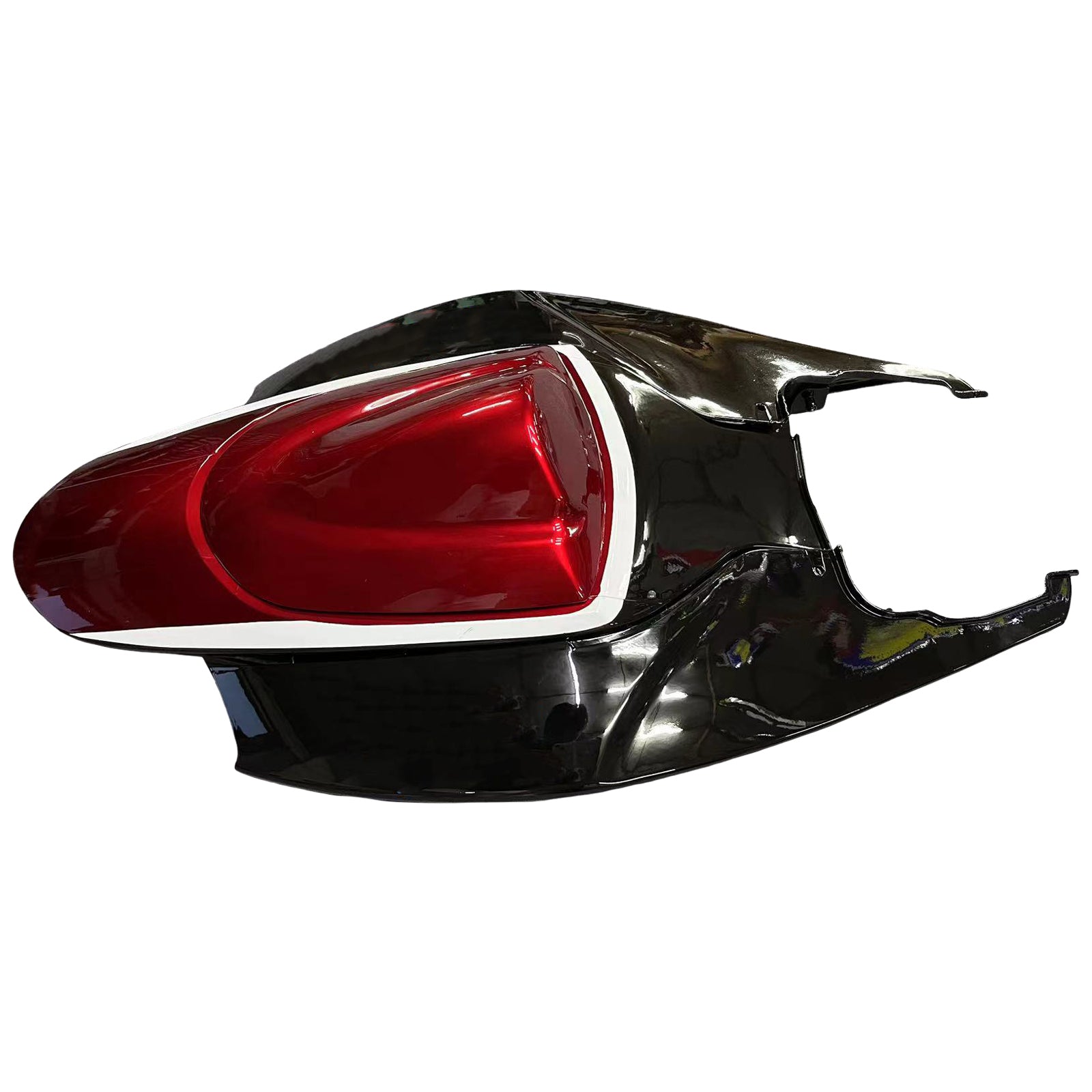 Amotopart Suzuki GSXR 600/750 Noir 2006-2007&Kit de carénage rouge