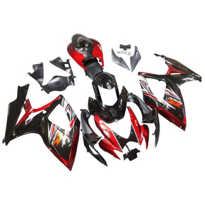 Amotopart 2006-2007 SUZUKI GSXR 600/750 K6 Black&Red Fairing Kit