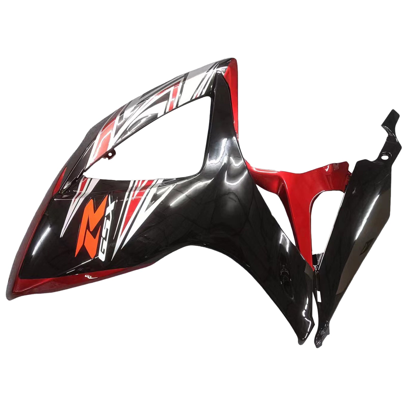 Amotopart 2006-2007 SUZUKI GSXR 600/750 K6 Noir&Kit de carénage rouge