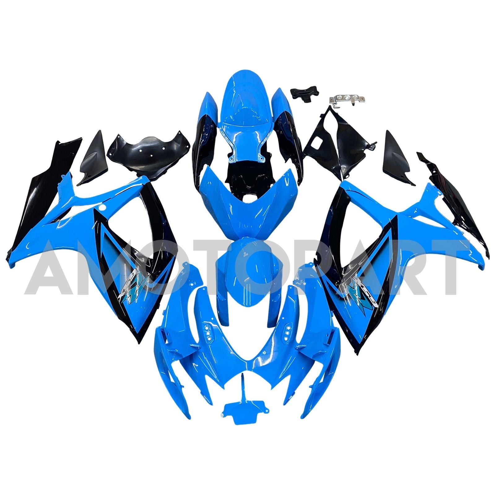Amotopart 2006-2007 SUZUKI GSXR 600/750 K6 Blue&Black Fairing Kit