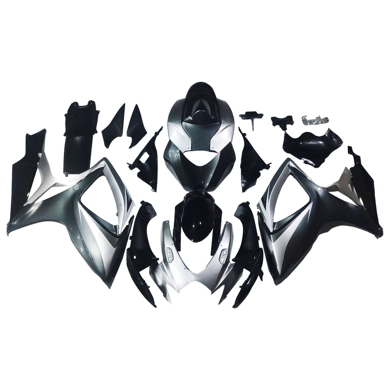 Amotopart 2006-2007 K6 GSXR 600/750 Suzuki Black&Grey Fairing kit