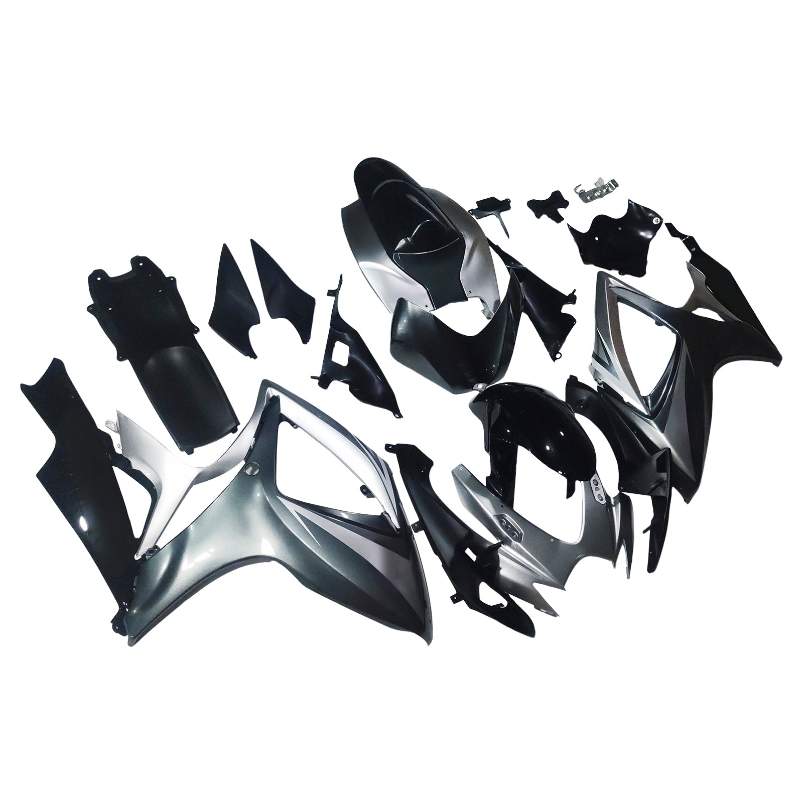 Amotopart 2006-2007 K6 GSXR 600/750 Suzuki Black&Grey Fairing kit
