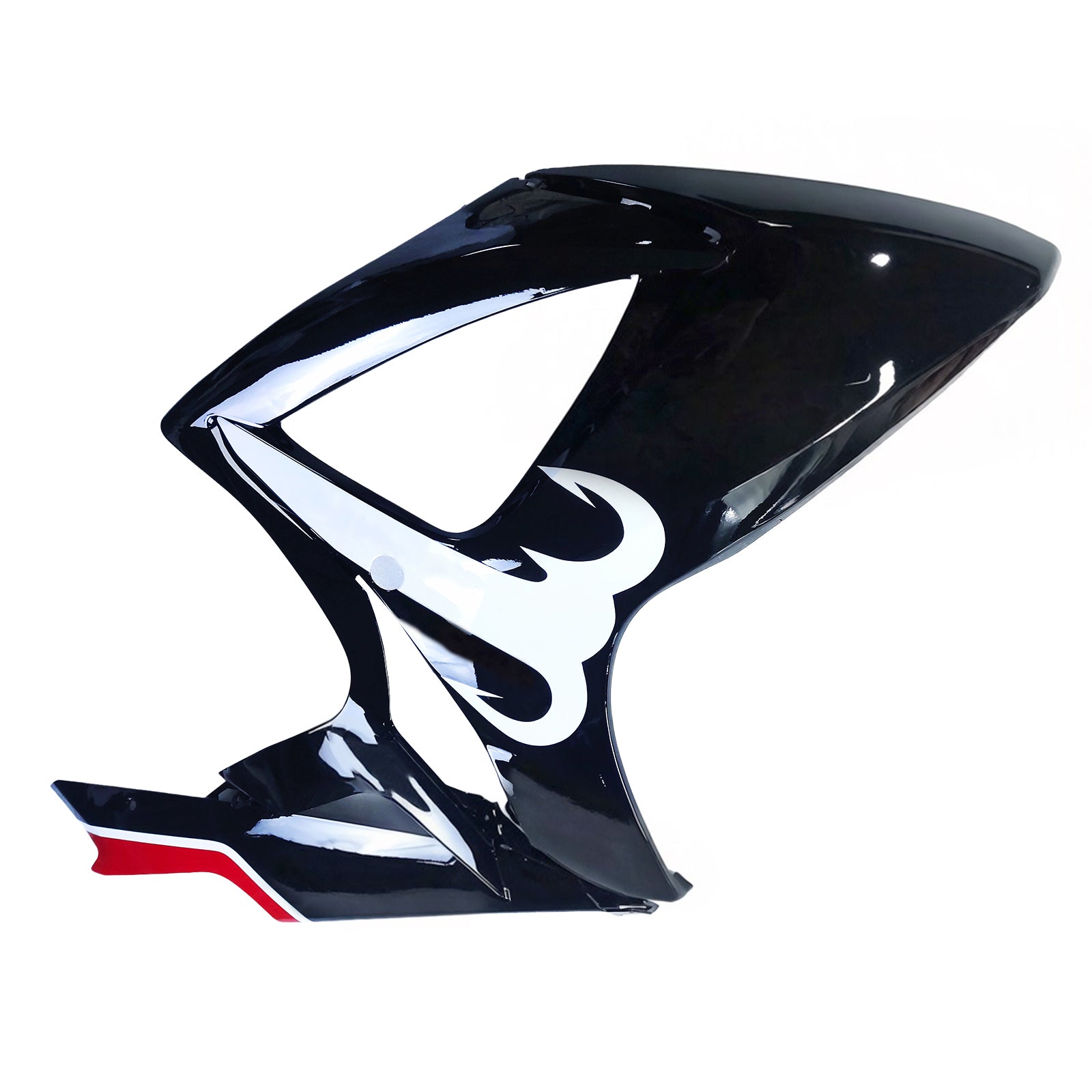 Amotopart 2006–2007 K6 GSXR 600/750 Suzuki Schwarz&Verkleidungssatz mit weißen Akzenten