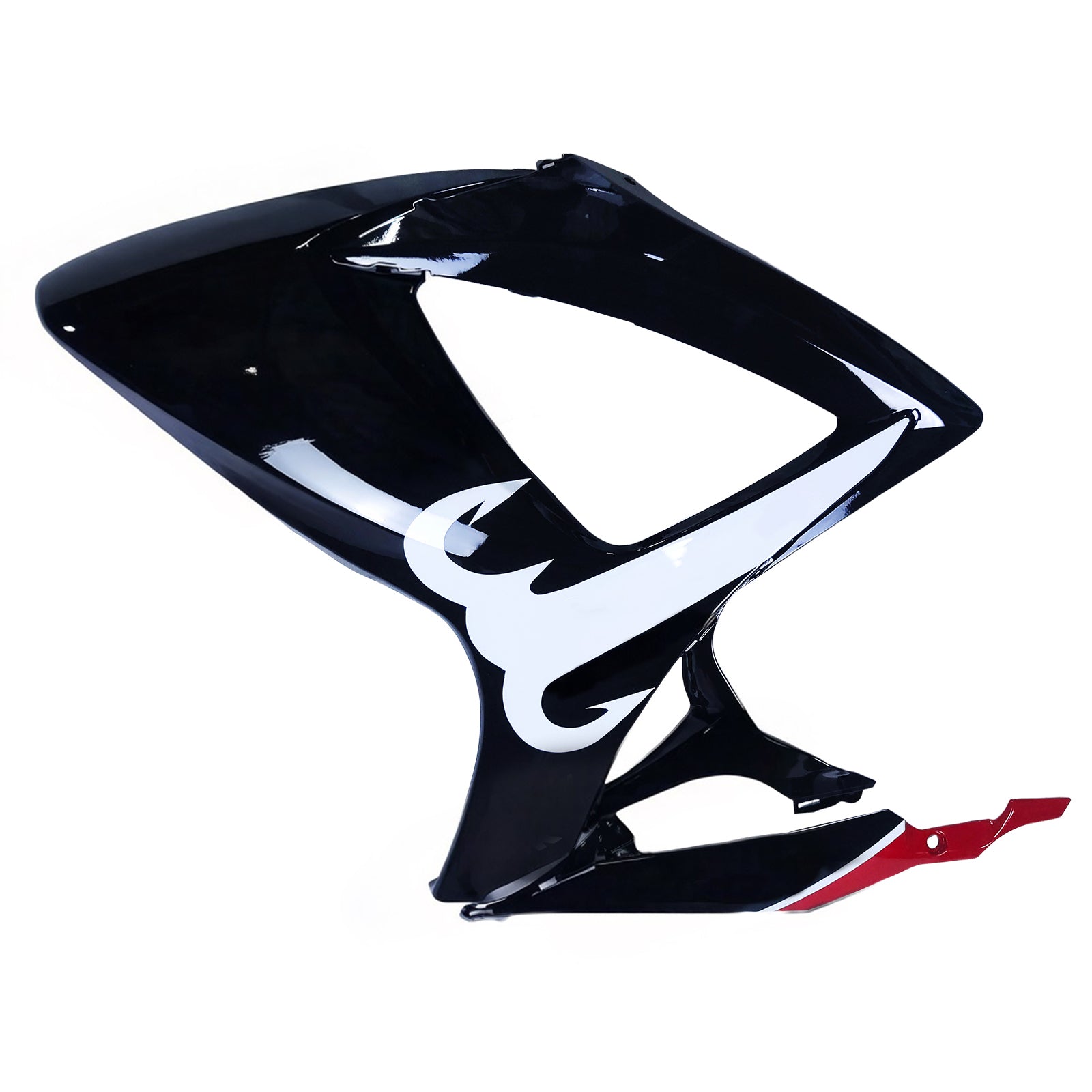 Amotopart 2006–2007 K6 GSXR 600/750 Suzuki Schwarz&Verkleidungssatz mit weißen Akzenten