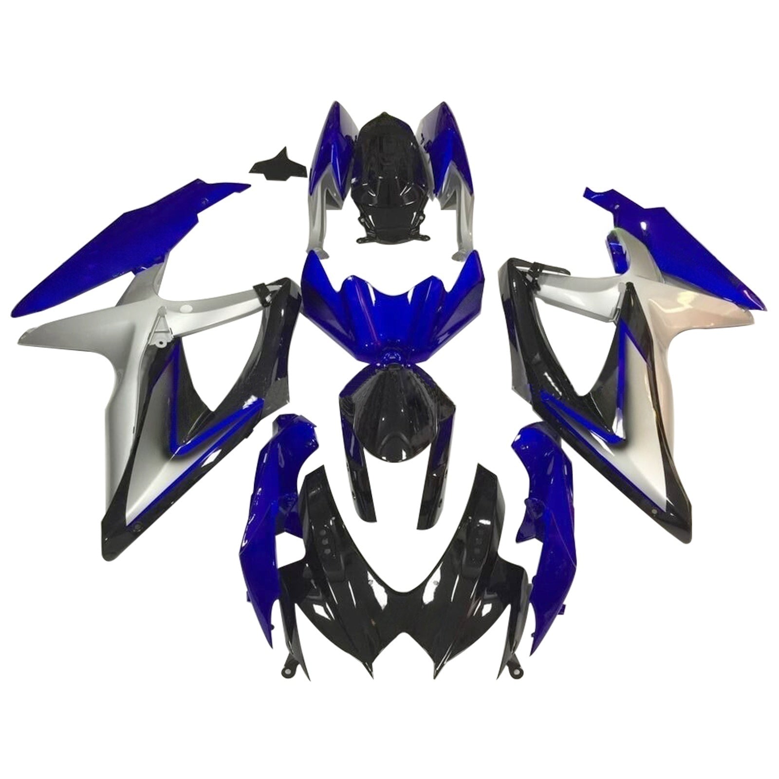 Amotopart 2006-2007 K6 GSXR 600/750 Suzuki Blue&Silver Fairing kit