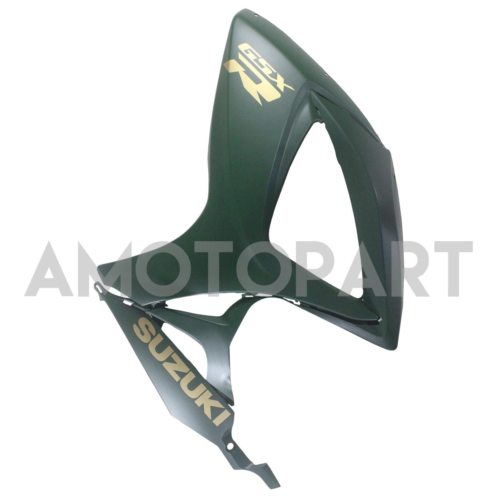 Amotopart 2006-2007 K6 GSXR 600/750 Suzuki Matte Green mit Gold Logo Abzugskit