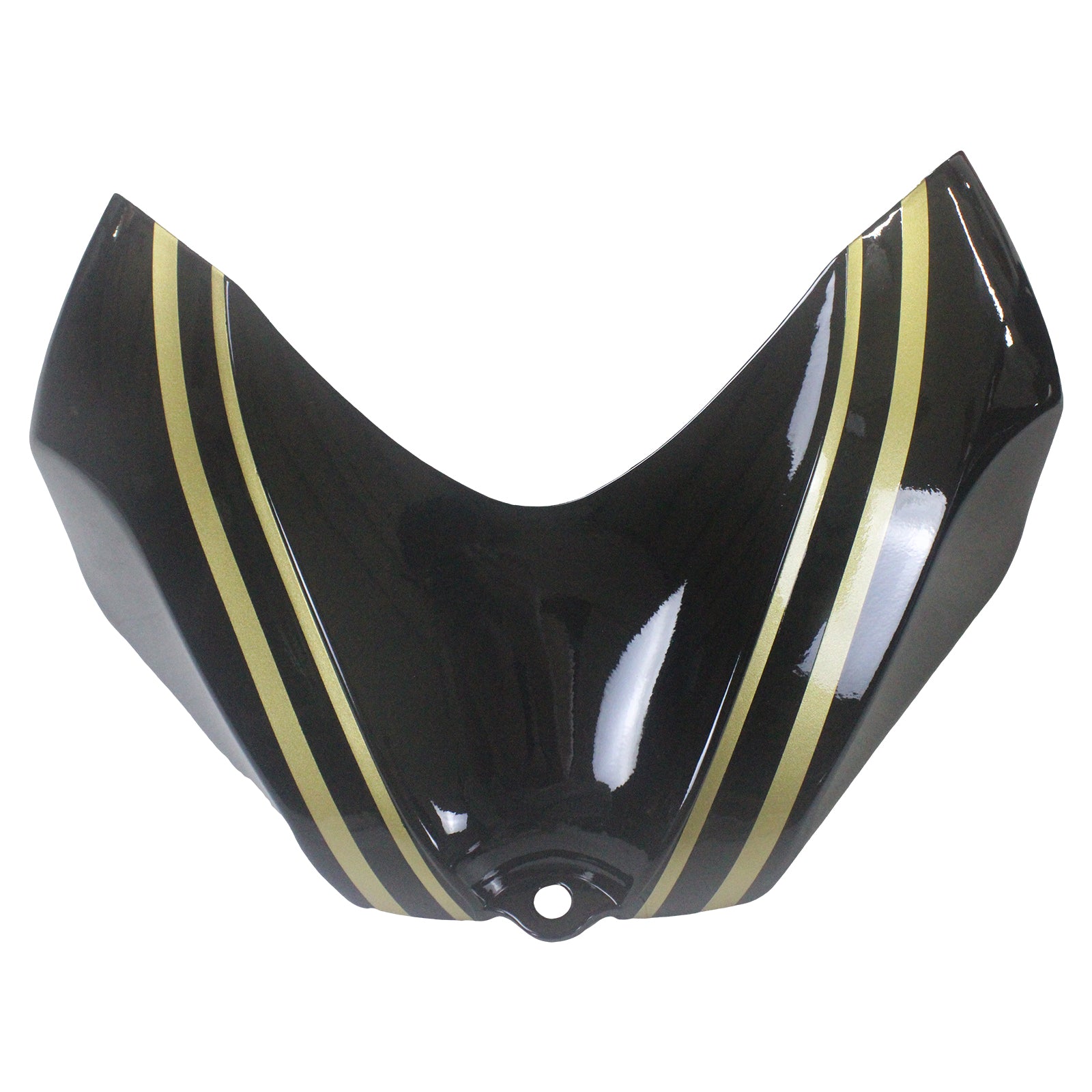 Amotopart 2006–2007 K6 GSXR 600/750 Suzuki glänzendes Schwarz mit Goldstreifen-Verkleidungsset