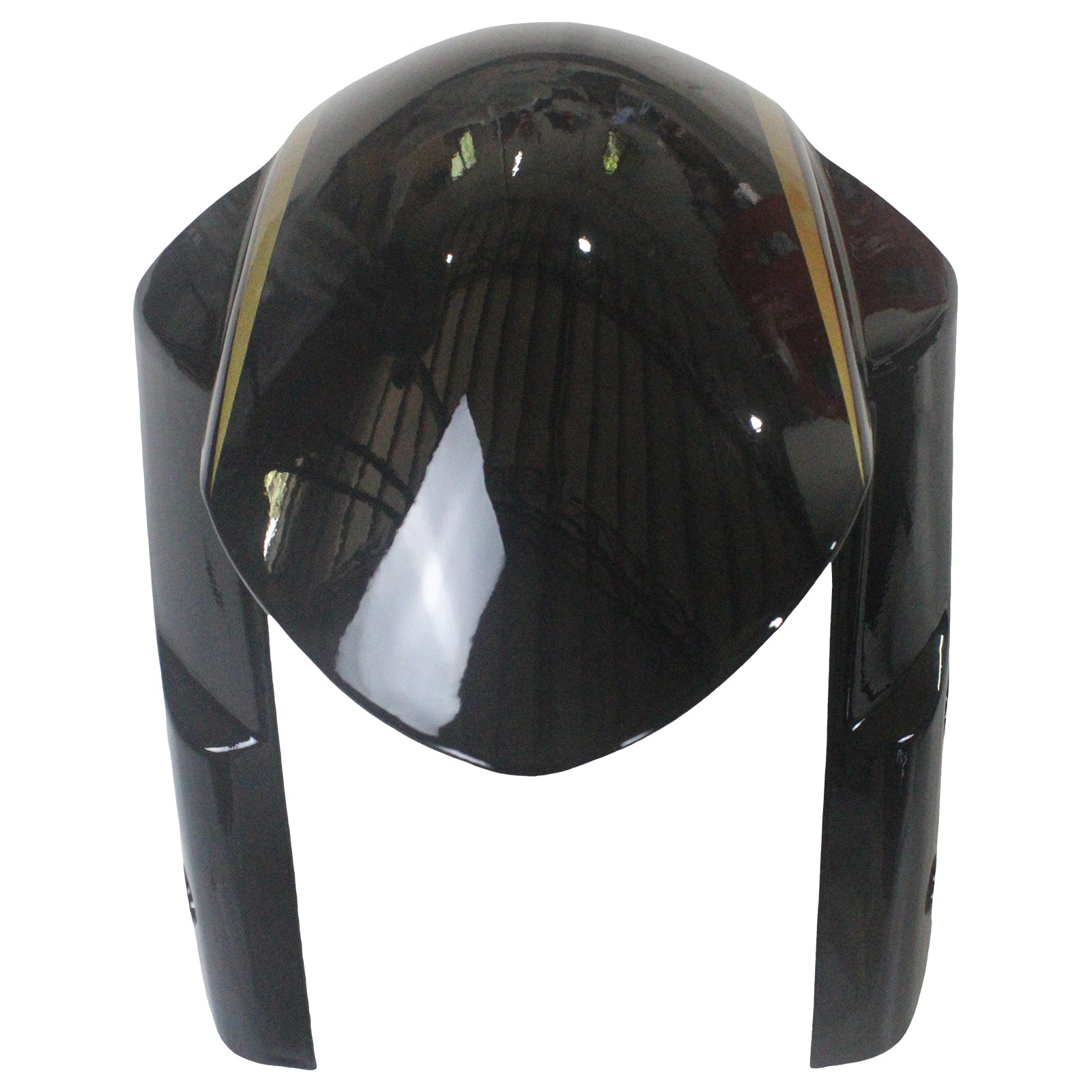 Amotopart 2006-2007 K6 GSXR 600/750 Suzuki Gloss Black with Gold Stripe Fairing kit