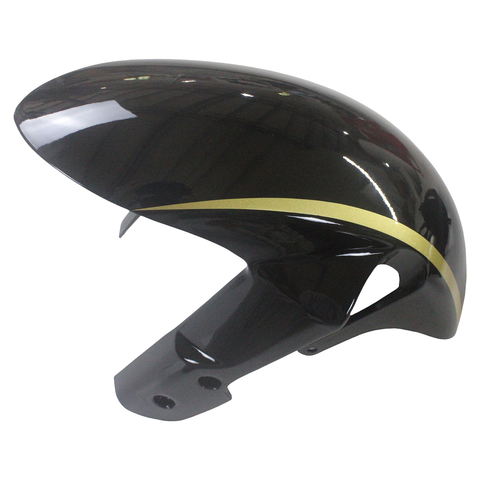 Amotopart 2006–2007 K6 GSXR 600/750 Suzuki glänzendes Schwarz mit Goldstreifen-Verkleidungsset