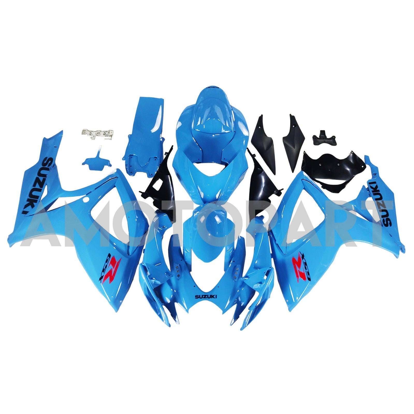 Amotopart 2006-2007 K6 GSXR 600/750 Suzuki Gloss Blue Fairing kit