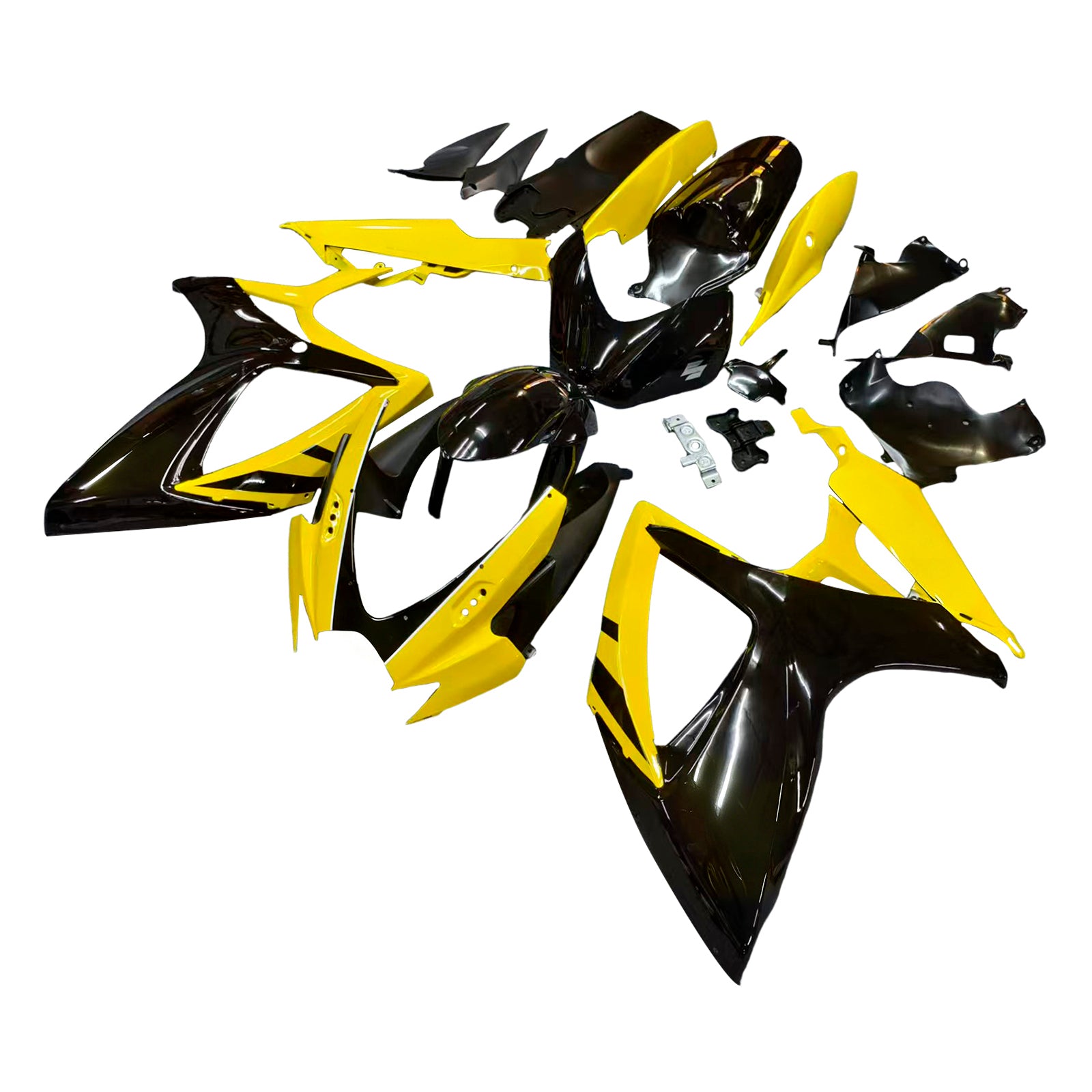 Amotopart 2006-2007 K6 GSXR 600/750 Suzuki Yellow&Black Fairing kit