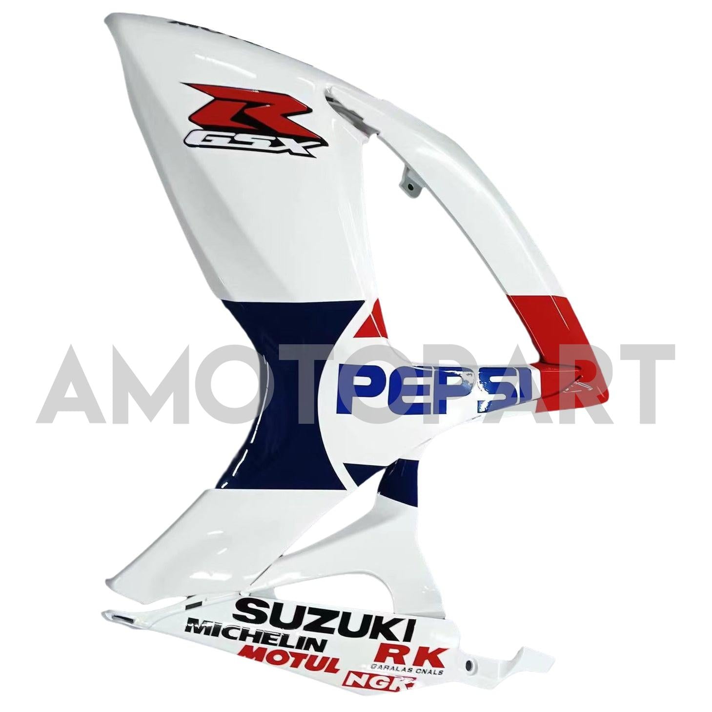 Amotopart 2006-2007 K6 GSXR 600/750 Suzuki Bianco con kit carena rossa