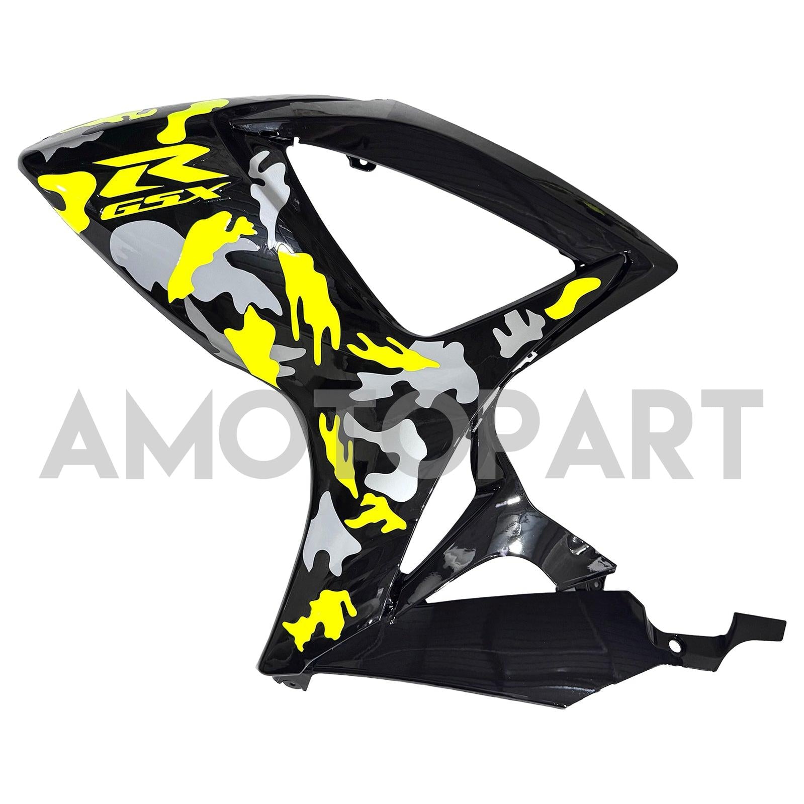 Amotopart 2006-2007 Suzuki GSXR 600/750 Yellow Grey Black Fairing Kit