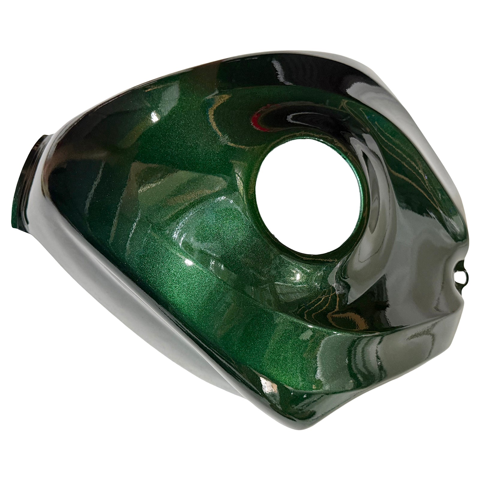 Amotopart 2006-2007 Suzuki GSXR 600/750 Dark Green & Carbon Fiber Fairing Kit
