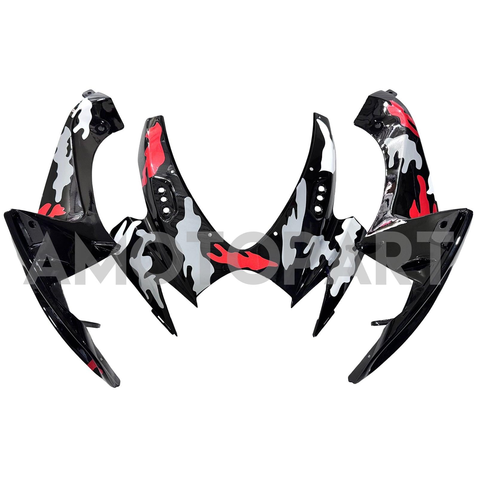 Amotopart 2006-2007 Suzuki GSXR 600/750 Camouflage Pattern Black Fairing Kit